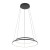 Lampa sufitowa wisząca Industrialna Loft CIRCOLO LED S SH-45/60 BLACK 10814 NOWODVORSKI Lighting 3000K 35W 60cm oświetleniowa żyrandol nowoczesna metal czarna czarny zwis barwa ciepła ciepłobiała Inspiracje Premium
