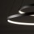 Lampa sufitowa wisząca Industrialna Loft CIRCOLO LED S SH-45/60 BLACK 10814 NOWODVORSKI Lighting 3000K 35W 60cm oświetleniowa żyrandol nowoczesna metal czarna czarny zwis barwa ciepła ciepłobiała Inspiracje Premium