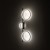 Lampa ścienno sufitowa kinkiet Loft CIRCOLO LED CH-30/18/30 BLACK 10816 NOWODVORSKI Lighting 3000K 33W nowoczesna oświetleniowa metal Industrialna czarna czarny barwa ciepła ciepłobiała Inspiracje Premium