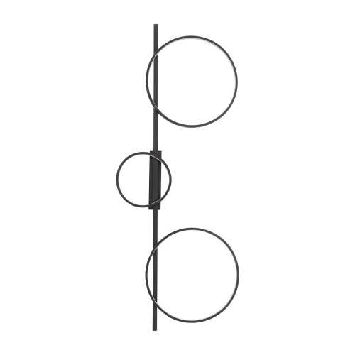 Lampa ścienno sufitowa kinkiet Loft CIRCOLO LED CH-30/18/30 BLACK 10866 NOWODVORSKI Lighting 4000K 33W nowoczesna oświetleniowa metal Industrialna czarna czarny barwa dzienna neutralna Inspiracje Premium