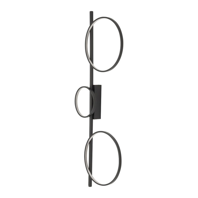 Lampa ścienno sufitowa kinkiet Loft CIRCOLO LED CH-30/18/30 BLACK 10866 NOWODVORSKI Lighting 4000K 33W nowoczesna oświetleniowa metal Industrialna czarna czarny barwa dzienna neutralna Inspiracje Premium