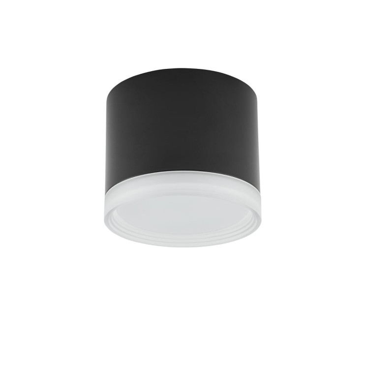 Lampa sufitowa downlight natynkowa SILBA BL CG BLACK 10477 NOWODVORSKI Lighting GX53 8.5cm Spot oświetleniowa nowoczesna sufitowa metal czarna Inspiracje Premium