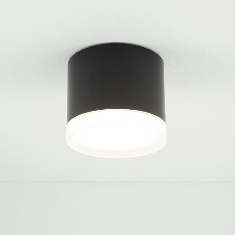 Lampa sufitowa downlight natynkowa SILBA BL CG BLACK 10477 NOWODVORSKI Lighting GX53 8.5cm Spot oświetleniowa nowoczesna sufitowa metal czarna Inspiracje Premium