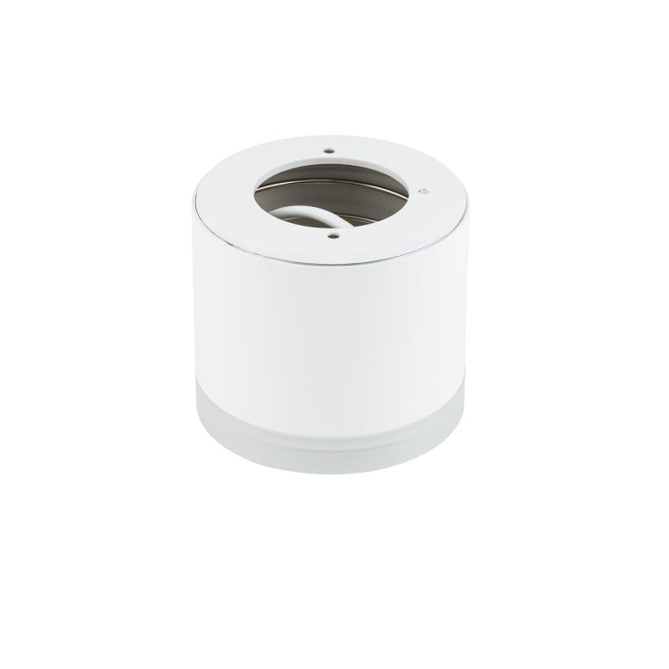 Lampa sufitowa downlight natynkowa SILBA WH CG WHITE 10476 NOWODVORSKI Lighting GX53 8.5cm Spot oświetleniowa nowoczesna sufitowa metal biała Inspiracje Premium