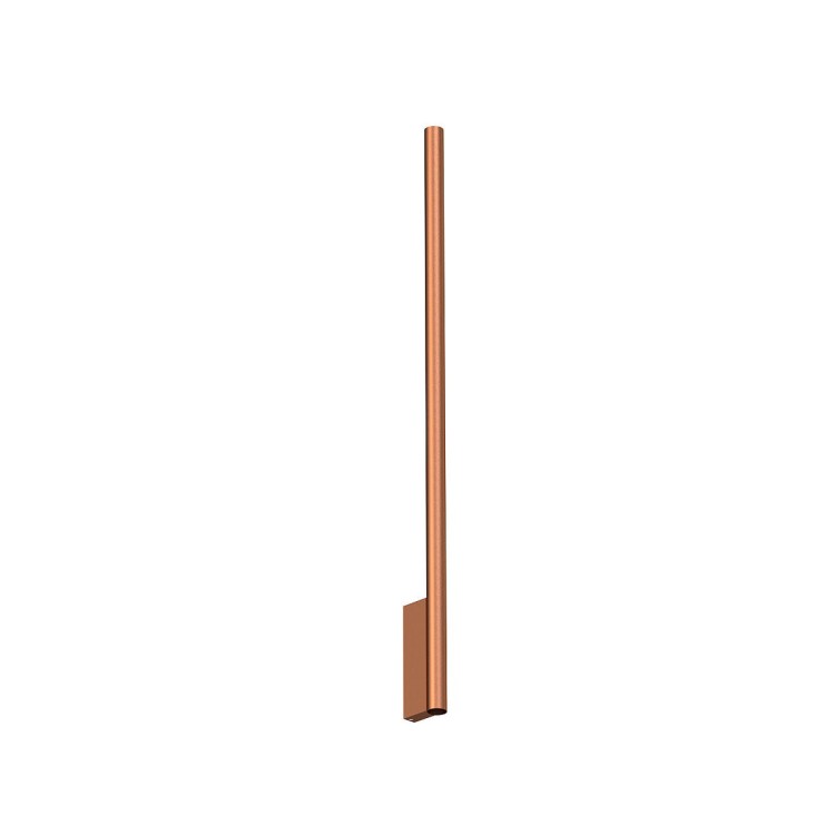 Lampa ścienna Kinkiet Industrialny Loft LASER WALL COPPER XL 10831 NOWODVORSKI Lighting 2xG9 Loft nowoczesna oprawa oświetleniowa tuba podwójny dwustronny satynowa miedź Inspiracje Premium