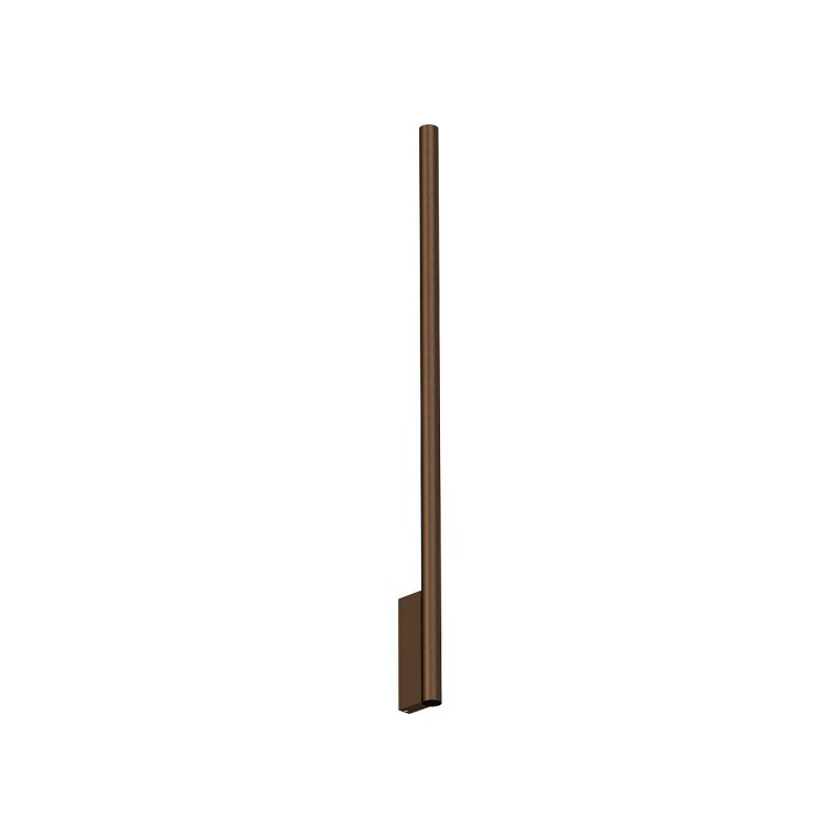 Lampa ścienna Kinkiet Industrialny Loft LASER WALL CHOCOLATE XL 10832 NOWODVORSKI Lighting 2xG9 Loft nowoczesna oprawa oświetleniowa tuba podwójny dwustronny satynowy czekoladowy czekolada Inspiracje Premium