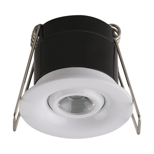 Oczko sufitowe LED okrągłe GOL LED C 1,6W WHITE NW 03888 Struhm Ideus 4300K wpuszczane do zabudowy sufitu podwieszanego lampa oprawa barwa dzienna neutralna białe biały
