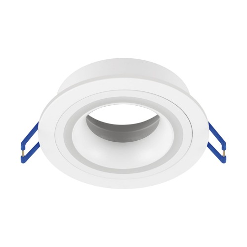 Oczko sufitowe LED okrągłe INDI C SMALL WHITE 04104 Struhm Ideus wpuszczane do zabudowy sufitu podwieszanego lampa oprawa biała białe biały