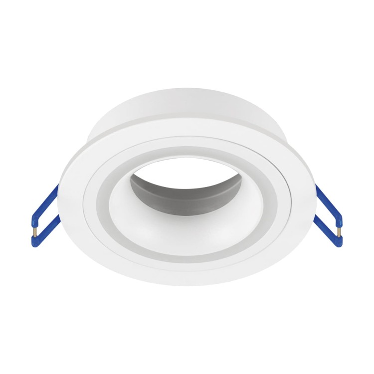 Oczko sufitowe LED okrągłe INDI C SMALL WHITE 04104 Struhm Ideus wpuszczane do zabudowy sufitu podwieszanego lampa oprawa biała białe biały