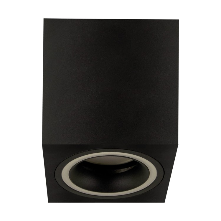 Sufitowa oprawa lampa punktowa INDI D GU10 BLACK 04048 Struhm Ideus tuba spot natynkowa nowoczesna oświetleniowa czarna czarny