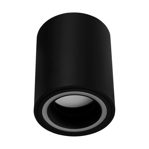 Sufitowa oprawa lampa punktowa INDI C GU10 BLACK 04046 Struhm Ideus tuba spot natynkowa nowoczesna oświetleniowa czarna czarny