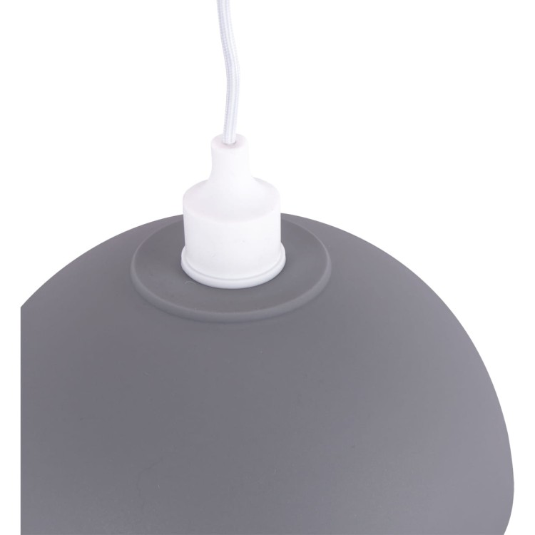 Lampa sufitowa wisząca Loft INKA GREY 29 03881 Struhm Ideus E27 29cm nowoczesna oprawa oświetleniowa szara szary zwis