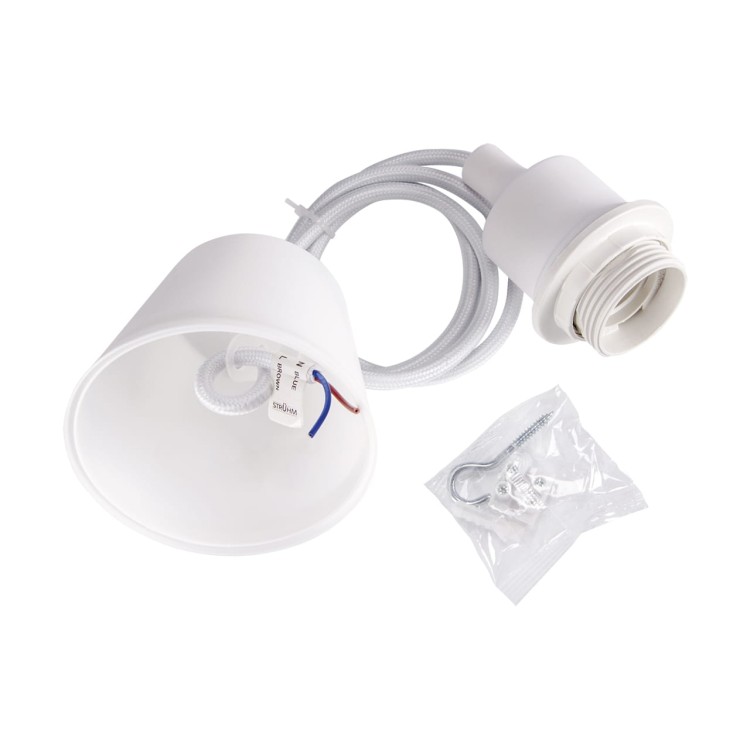 Lampa sufitowa wisząca Loft INKA GREY 29 03881 Struhm Ideus E27 29cm nowoczesna oprawa oświetleniowa szara szary zwis