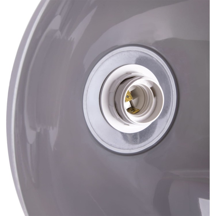Lampa sufitowa wisząca Loft INKA GREY 29 03881 Struhm Ideus E27 29cm nowoczesna oprawa oświetleniowa szara szary zwis