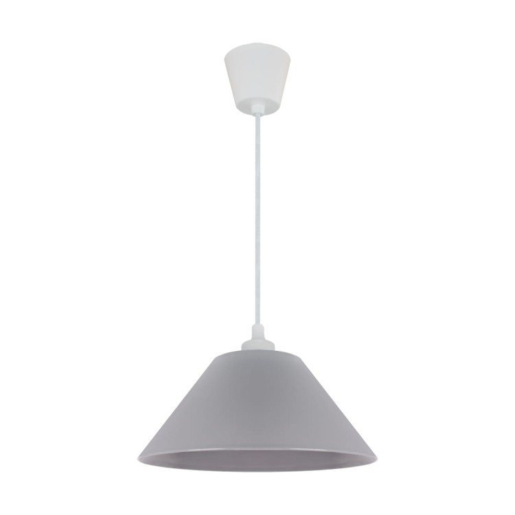 Lampa sufitowa wisząca Loft INKA GREY 25 03879 Struhm Ideus E27 25cm nowoczesna oprawa oświetleniowa szara szary zwis