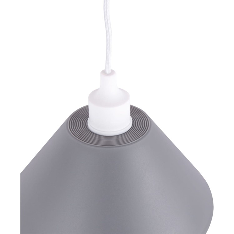 Lampa sufitowa wisząca Loft INKA GREY 25 03879 Struhm Ideus E27 25cm nowoczesna oprawa oświetleniowa szara szary zwis