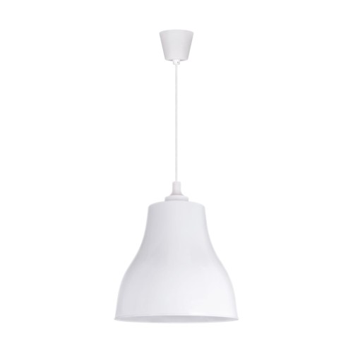 Lampa sufitowa wisząca Loft INKA WHITE 22 00012 Struhm Ideus E27 22cm nowoczesna oprawa oświetleniowa biała biały zwis