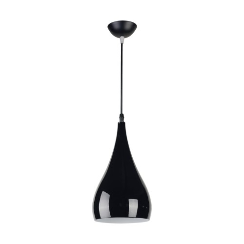 Lampa sufitowa wisząca JUSTA BLACK 03264 Struhm Ideus E27 IP20 nowoczesna oprawa oświetleniowa żyrandol czarna czarny zwis
