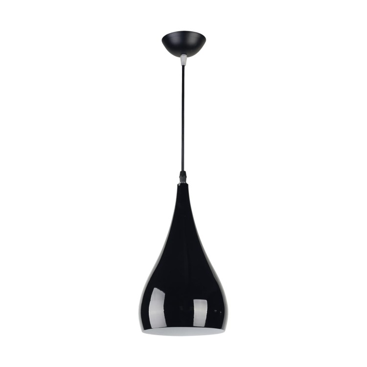 Lampa sufitowa wisząca JUSTA BLACK 03264 Struhm Ideus E27 IP20 nowoczesna oprawa oświetleniowa żyrandol czarna czarny zwis