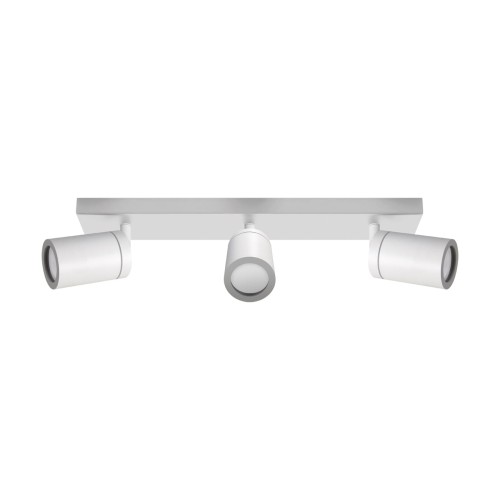 Lampa ścienno-sufitowa Industrialna Kinkiet TENOR GU10 3L WHITE 04070 Struhm Ideus 3x GU10 IP44 Biała Loft nowoczesny metalowy biały potrójny