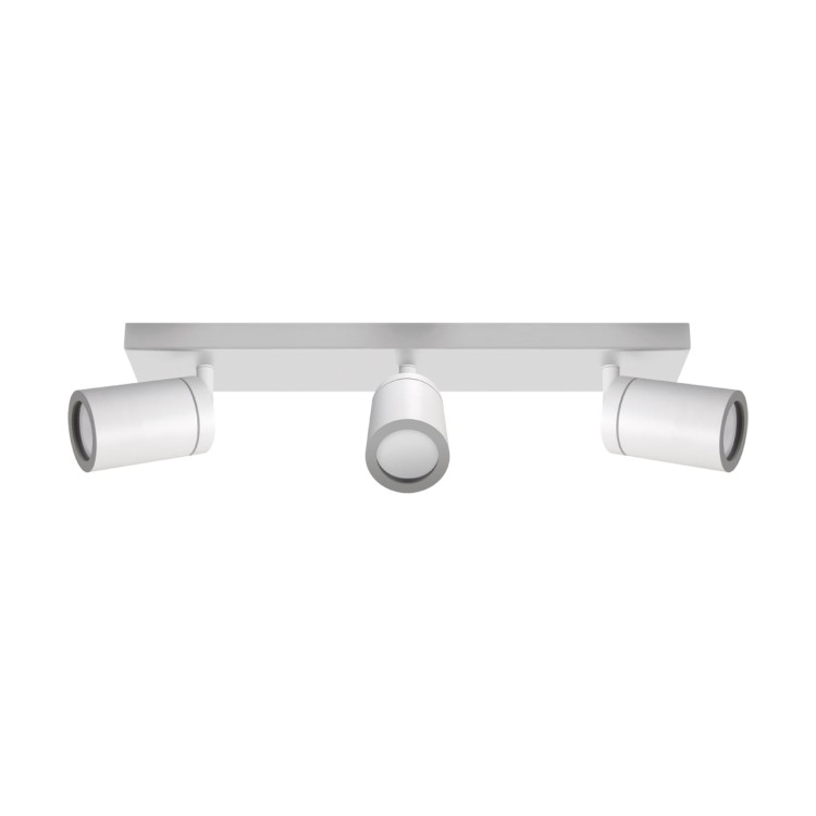 Lampa ścienno-sufitowa Industrialna Kinkiet TENOR GU10 3L WHITE 04070 Struhm Ideus 3x GU10 IP44 Biała Loft nowoczesny metalowy biały potrójny