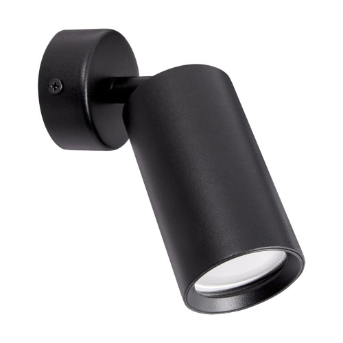Lampa ścienno-sufitowa Industrialna Kinkiet DARIA SPT GU10 BLACK 03947 Struhm Ideus Czarna Loft nowoczesny metalowy czarny pojedynczy