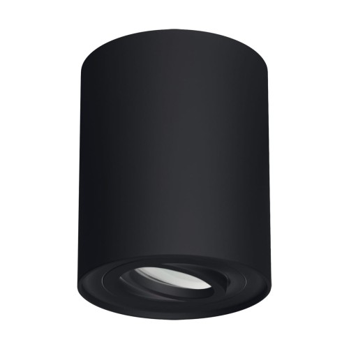 Sufitowa oprawa lampa punktowa HARY C GU10 BLACK 03713 Struhm Ideus tuba spot natynkowa nowoczesna oświetleniowa czarna czarny