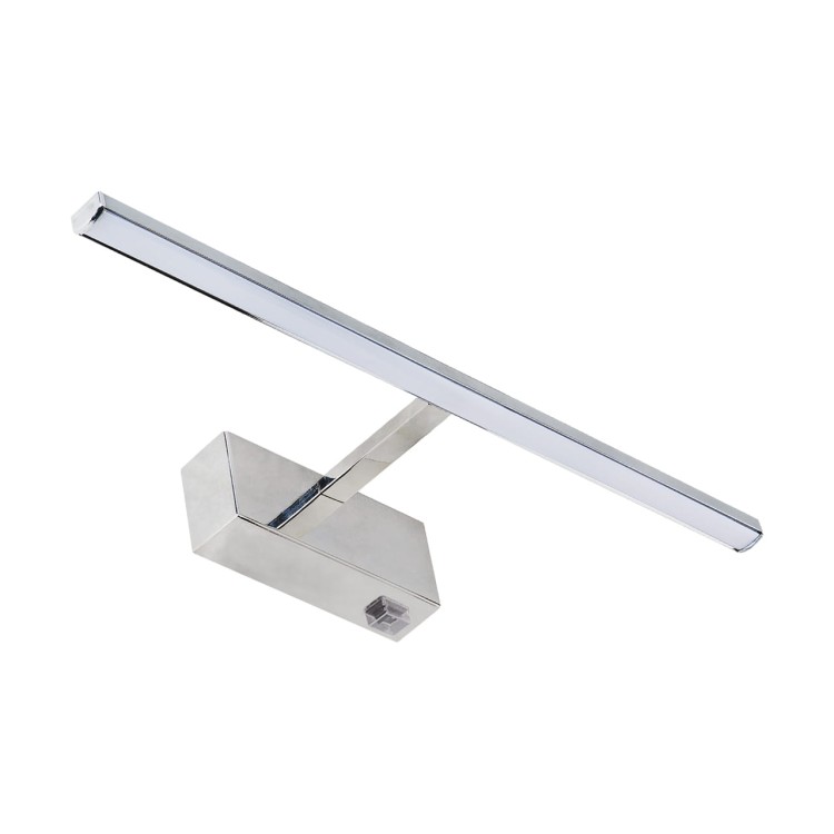 Lampa ścienna łazienkowa nad lustro MARTA LED 8W CHROME NW (KANARYA) 03575 Struhm Ideus IP44 40cm 4000K nowoczesna oprawa oświetleniowa kinkiet łazienkowy do łazienki z włącznikiem chrom