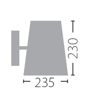 Lampa ścienna Kinkiet LUPE WALL LAMP 24000 Kanlux Faro