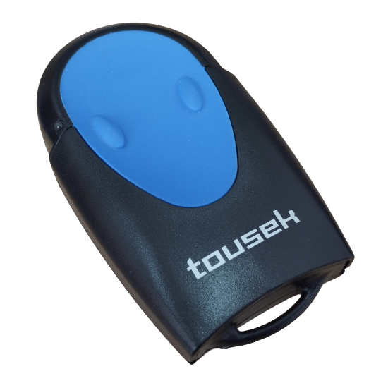 Pilot do bramy Tousek RS 433-TXR-2 2-kanałowy 13160020 czarno-niebieski