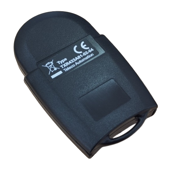 Pilot do bramy Tousek RS 433-TXR-2 2-kanałowy 13160020 czarno-niebieski