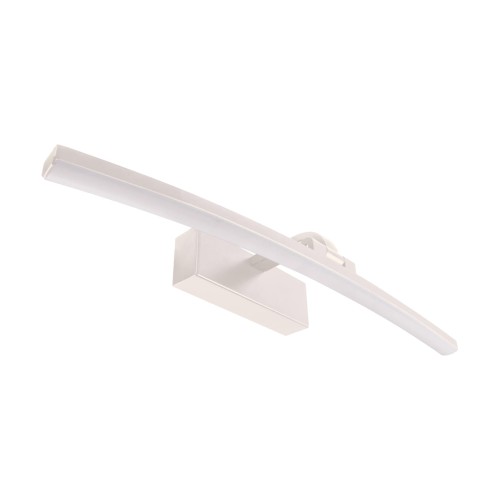 Lampa ścienna łazienkowa nad lustro MAMBA LED 8W WHITE NW 04021 Struhm Ideus IP44 40cm 4100K nowoczesna oprawa oświetleniowa kinkiet łazienkowy do łazienki biały biała