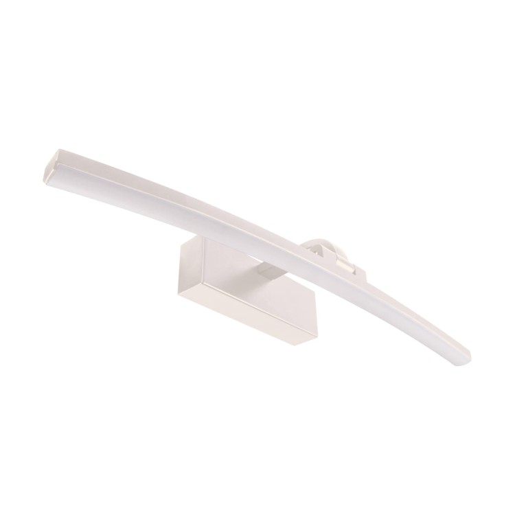 Lampa ścienna łazienkowa nad lustro MAMBA LED 8W WHITE NW 04021 Struhm Ideus IP44 40cm 4100K nowoczesna oprawa oświetleniowa kinkiet łazienkowy do łazienki biały biała