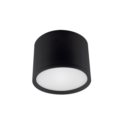 Sufitowa oprawa lampa punktowa ROLEN LED 7W BLACK NW 03780 4100K Struhm Ideus tuba spot natynkowa nowoczesna oświetleniowa barwa dzienna neutralna czarna czarny