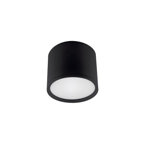 Sufitowa oprawa lampa punktowa ROLEN LED 3W BLACK NW 03779 4100K Struhm Ideus tuba spot natynkowa nowoczesna oświetleniowa barwa dzienna neutralna czarna czarny