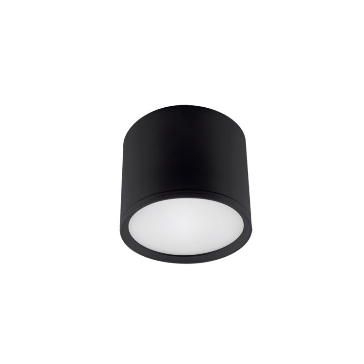 Sufitowa oprawa lampa punktowa ROLEN LED 3W BLACK NW 03779 4100K Struhm Ideus tuba spot natynkowa nowoczesna oświetleniowa barwa dzienna neutralna czarna czarny