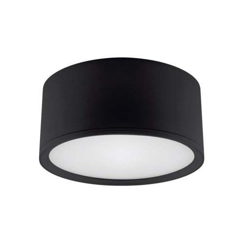 Sufitowa oprawa lampa punktowa ROLEN LED 15W BLACK NW 03782 4100K Struhm Ideus tuba spot natynkowa nowoczesna oświetleniowa barwa dzienna neutralna czarna czarny