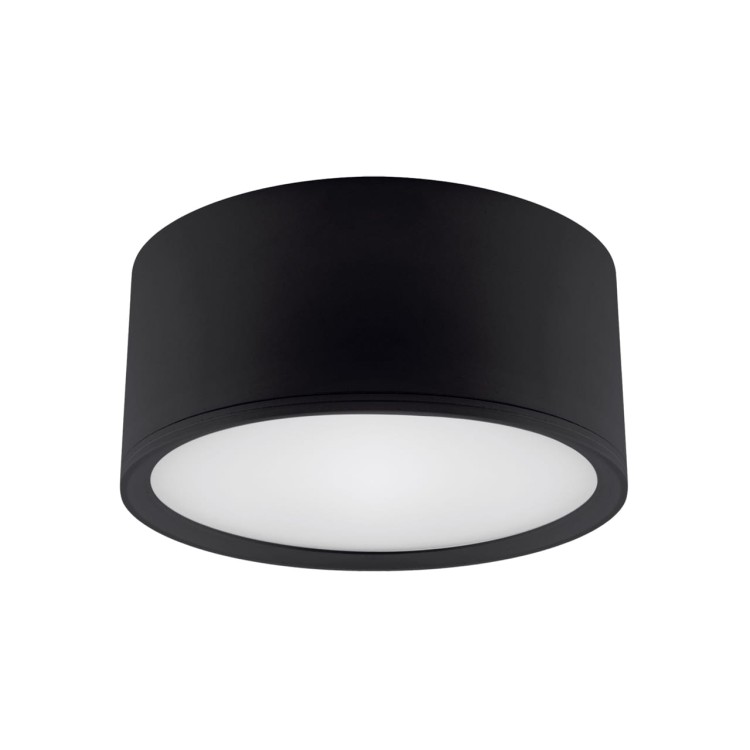 Sufitowa oprawa lampa punktowa ROLEN LED 15W BLACK NW 03782 4100K Struhm Ideus tuba spot natynkowa nowoczesna oświetleniowa barwa dzienna neutralna czarna czarny