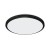 Plafoniera Plafon Łazienkowy PLANAR LED 24W BLACK NW IP54 4200K 04209 Struhm Ideus do łazienki sypialni korytarza jadalni oprawa lampa sufitowa barwa neutralna czarny