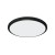 Plafoniera Plafon Łazienkowy PLANAR LED 18W BLACK NW IP54 4200K 04054 Struhm Ideus do łazienki sypialni korytarza jadalni oprawa lampa sufitowa barwa neutralna czarny