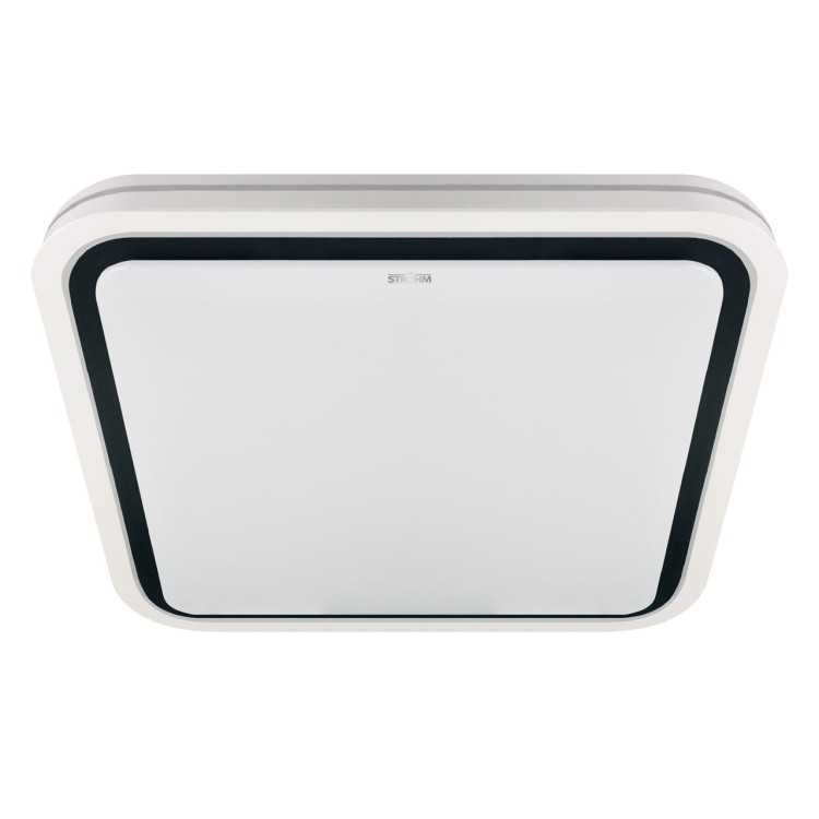 Plafoniera Plafon LAGUNA 30/70 LED D 48W NW IP20 4100K 04170 Struhm Ideus do sypialni korytarza jadalni oprawa lampa sufitowa barwa neutralna biały z czarnym