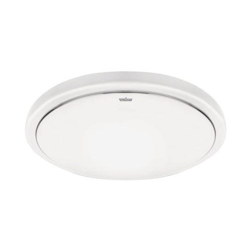Plafoniera Plafon Łazienkowy SOLA LED C SLIM MVS 14W NW IP44 4100K 04319 Struhm Ideus z czujnikiem ruchu i zmierzchu do łazienki sypialni korytarza jadalni oprawa lampa sufitowa barwa neutralna biały biała