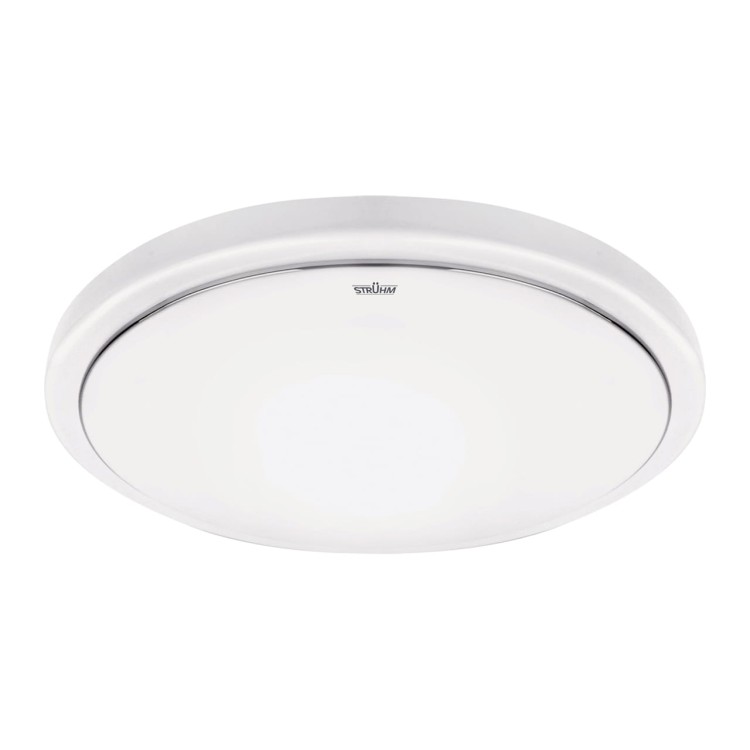 Plafoniera Plafon Łazienkowy SOLA LED C SLIM 24W NW 03518 Struhm Ideus do łazienki sypialni korytarza jadalni oprawa lampa sufitowa barwa neutralna biały biała