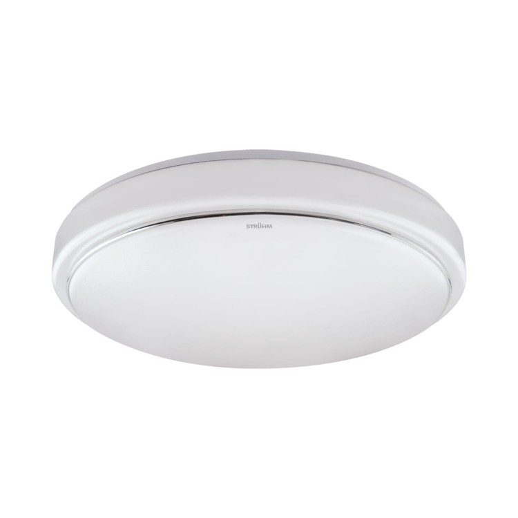 Plafoniera Plafon Łazienkowy SOLA LED C MVS 16W NW 03532 Struhm Ideus z czujnikiem ruchu i zmierzchu do łazienki sypialni korytarza jadalni oprawa lampa sufitowa barwa neutralna biały biała