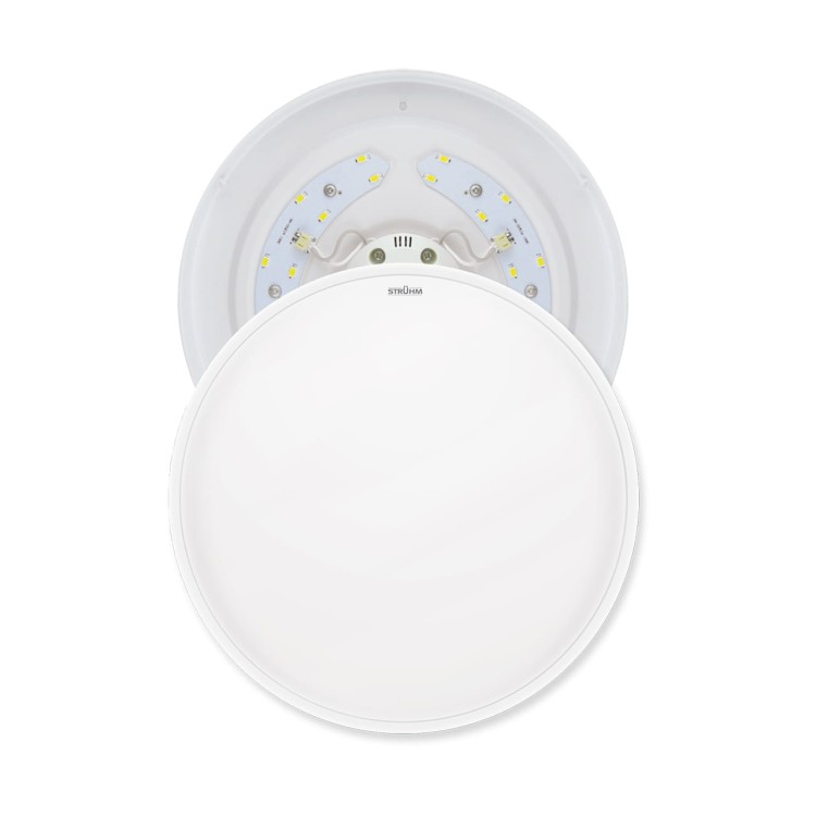 Plafoniera Plafon Łazienkowy SOLA LED C 12W NW 02783 Struhm Ideus do łazienki sypialni korytarza jadalni oprawa lampa sufitowa barwa neutralna biały biała