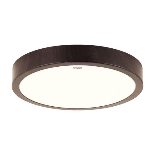 Plafoniera Plafon Łazienkowy ATUT LED C WENGE 36W NW IP44 4100K 04154 Struhm Ideus do łazienki sypialni korytarza jadalni oprawa lampa sufitowa barwa neutralna wenge