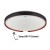 Plafoniera Plafon Łazienkowy ESPERANTO LED C 48W IP44 04077 Struhm Ideus Tuya 50cm do łazienki sypialni korytarza jadalni oprawa lampa sufitowa czarny czarna sterowana telefonem smartfonem Google Home