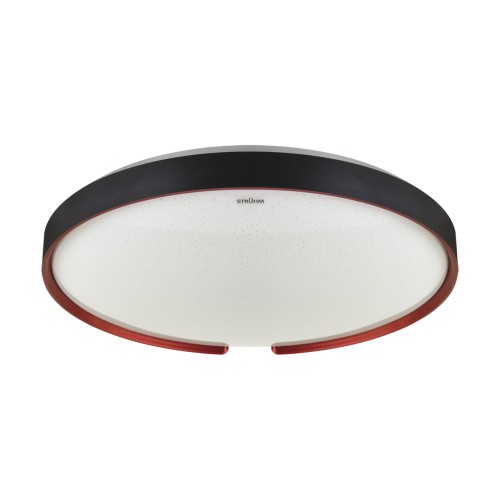 Plafoniera Plafon Łazienkowy ESPERANTO LED C 48W IP44 04077 Struhm Ideus Tuya 50cm do łazienki sypialni korytarza jadalni oprawa lampa sufitowa czarny czarna sterowana telefonem smartfonem Google Home