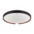 Plafoniera Plafon Łazienkowy ESPERANTO LED C 48W IP44 04077 Struhm Ideus Tuya 50cm do łazienki sypialni korytarza jadalni oprawa lampa sufitowa czarny czarna sterowana telefonem smartfonem Google Home