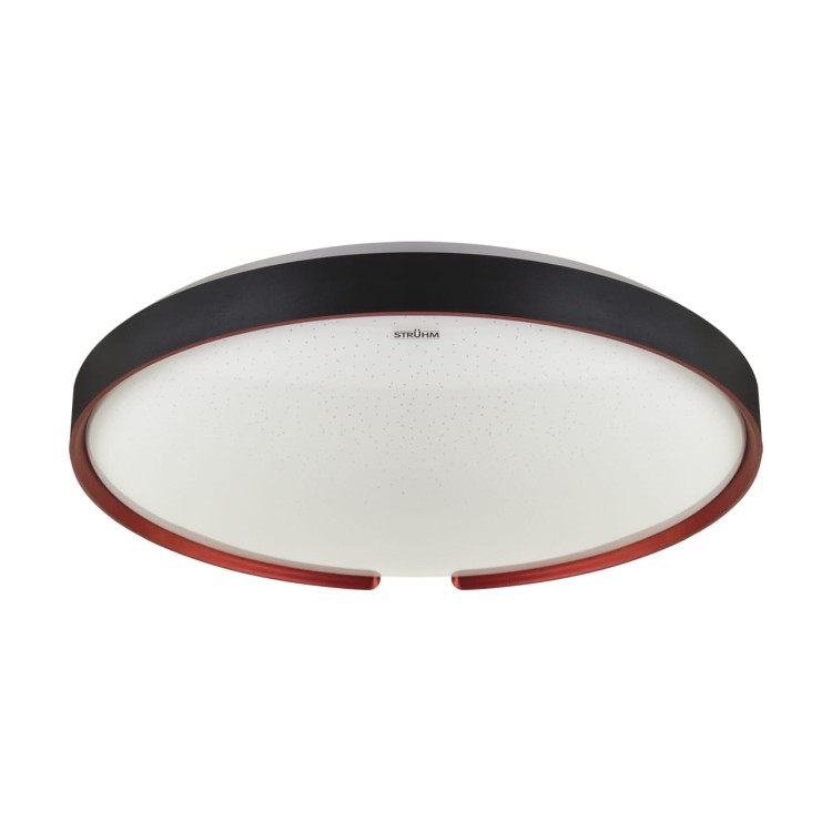 Plafoniera Plafon Łazienkowy ESPERANTO LED C 48W IP44 04077 Struhm Ideus Tuya 50cm do łazienki sypialni korytarza jadalni oprawa lampa sufitowa czarny czarna sterowana telefonem smartfonem Google Home